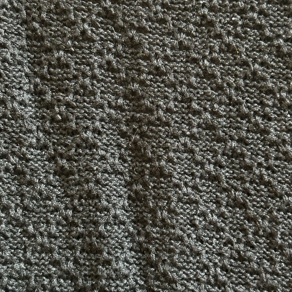 Vintage Russ Black Knit Multicolor Button Up V-Neck Sweater Vest, Cottagecore - Picture 9 of 12